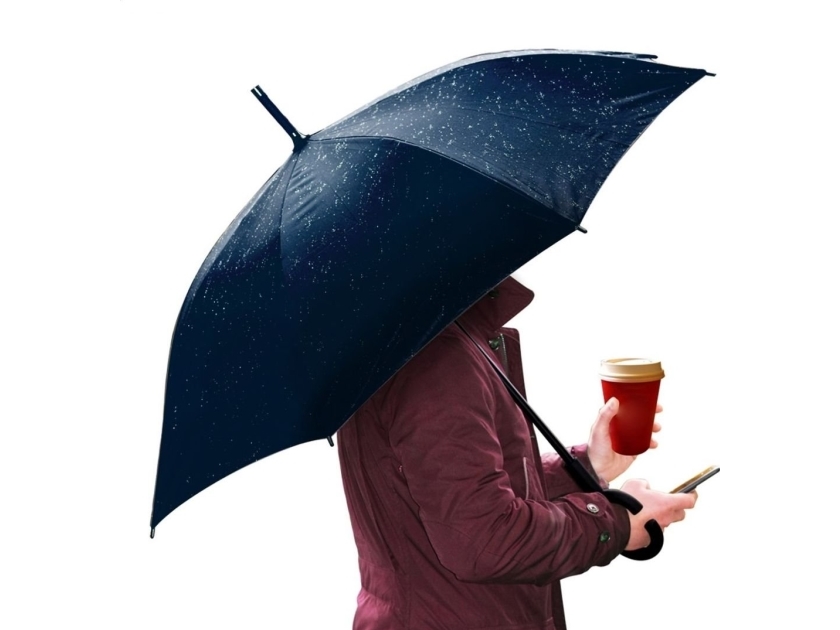 Platinet PLATINET UMBRELLA C HANDLE SEMI AUTO POLYESTER BLUE 45007