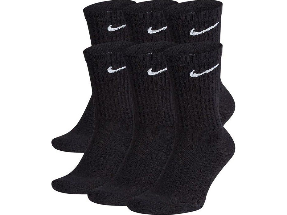 Nike Everyday Cushioned sokker 6-pak træning sort (42-46)