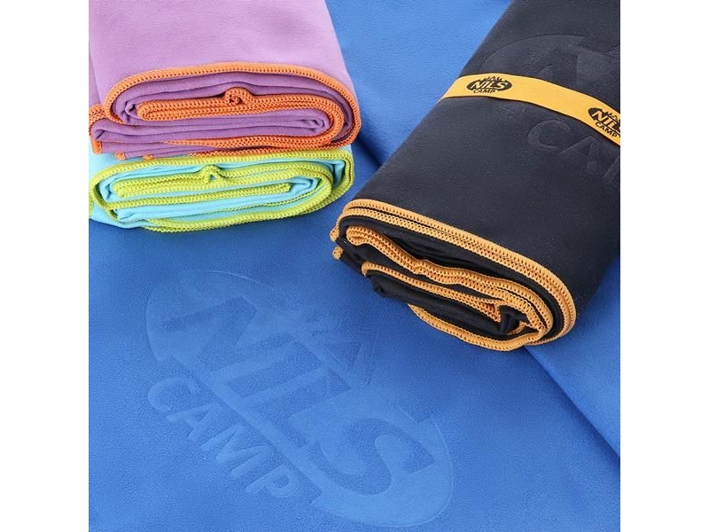 NILS NCR12 VIOLET MICROFIBER TOWEL 180x100 cm NILS CAMP