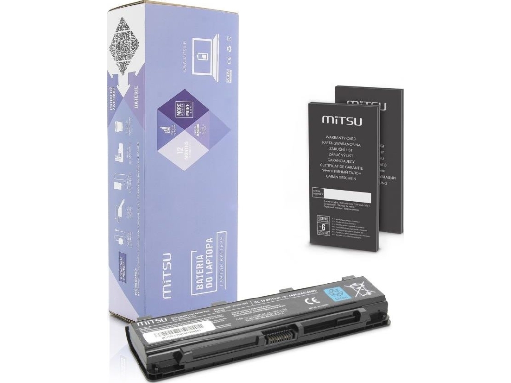 Battery For Toshiba C50, C55, C70, L70 4400 Mah (48 Wh) 10.8 - 11.1 Volt