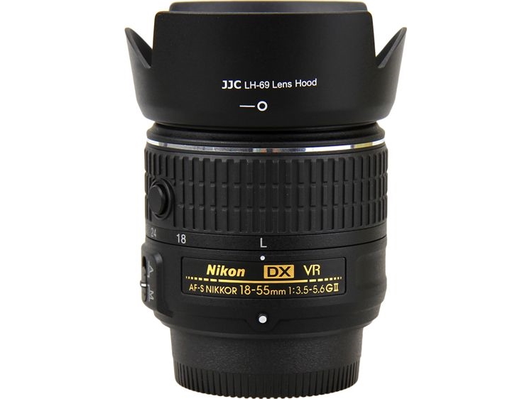 Greenl Solskærm Type Hb-69 Til Nikon / Nikkor 18-55Mm Vrii