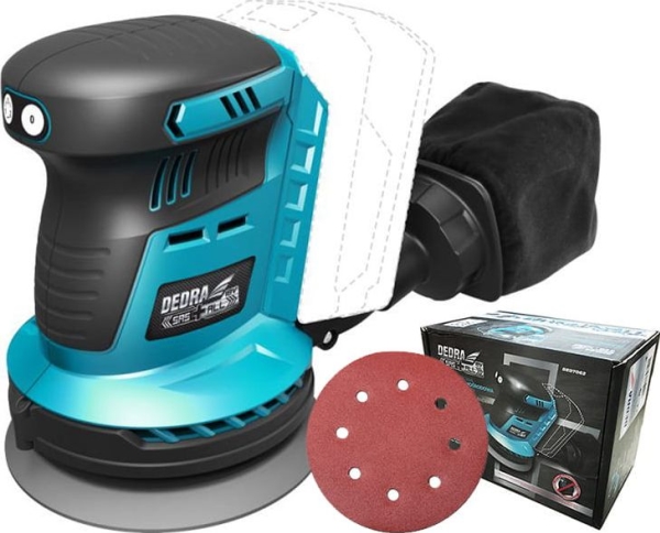 Dedra DED7062 sladdl&ouml;s excenterslip 18 V