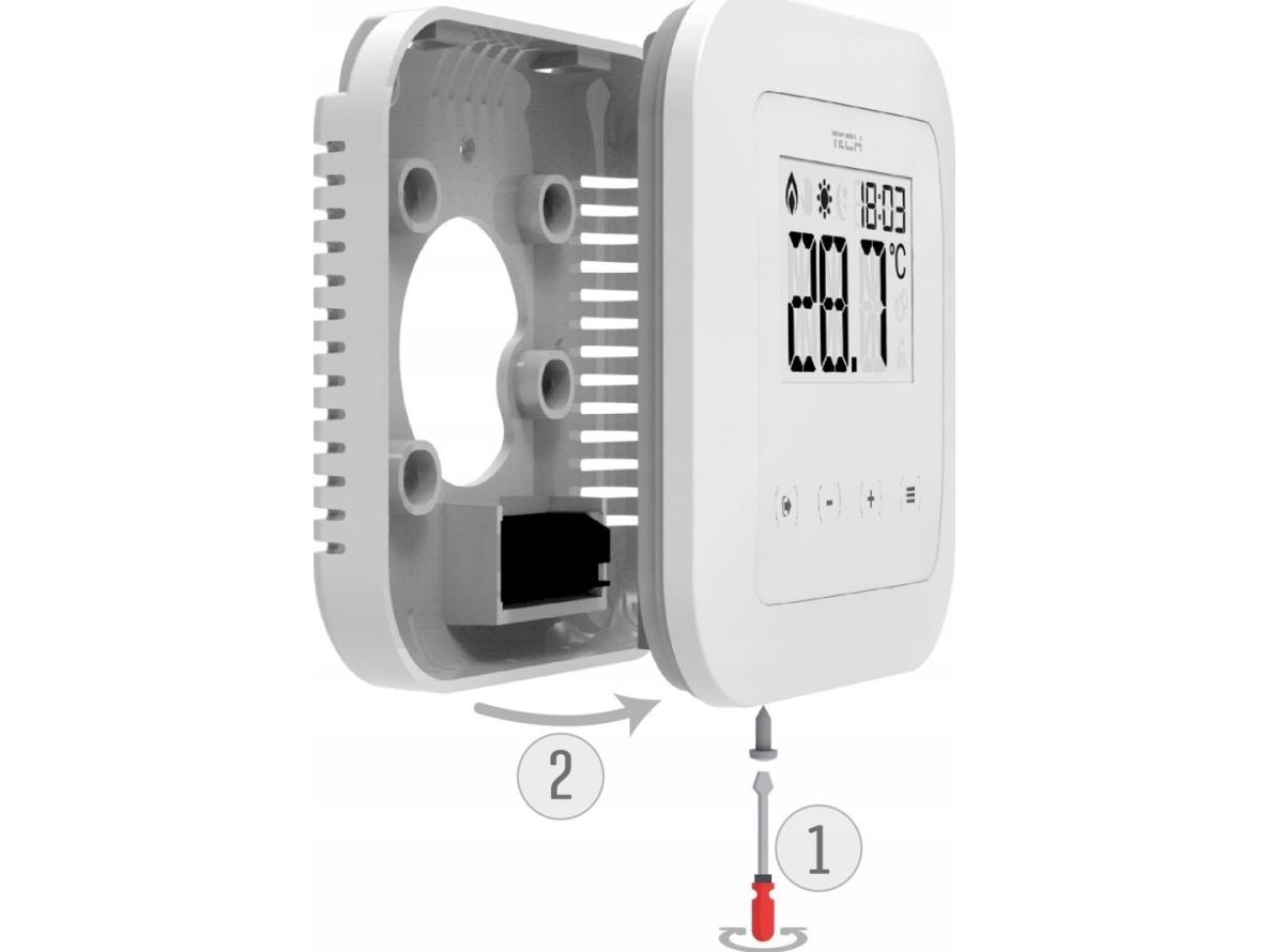 Tech rumregulator tvåstyrning ST-295v2 vit | Lauritz Knudsen - Övrige El-artiklar (LK) - LK IHC®-kontroll | GameStuff