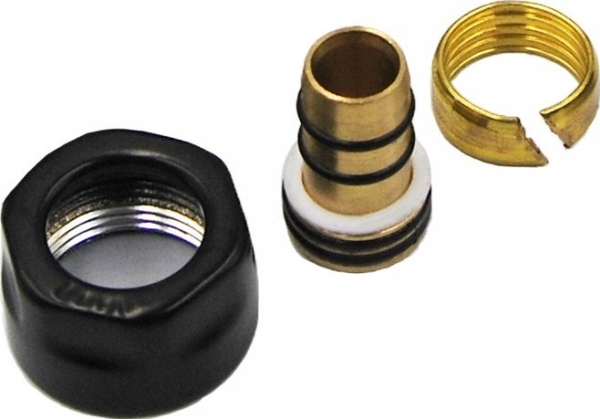 Varioterm Compression Fitting Pex 16/2 X M22/1.5 Black Mat