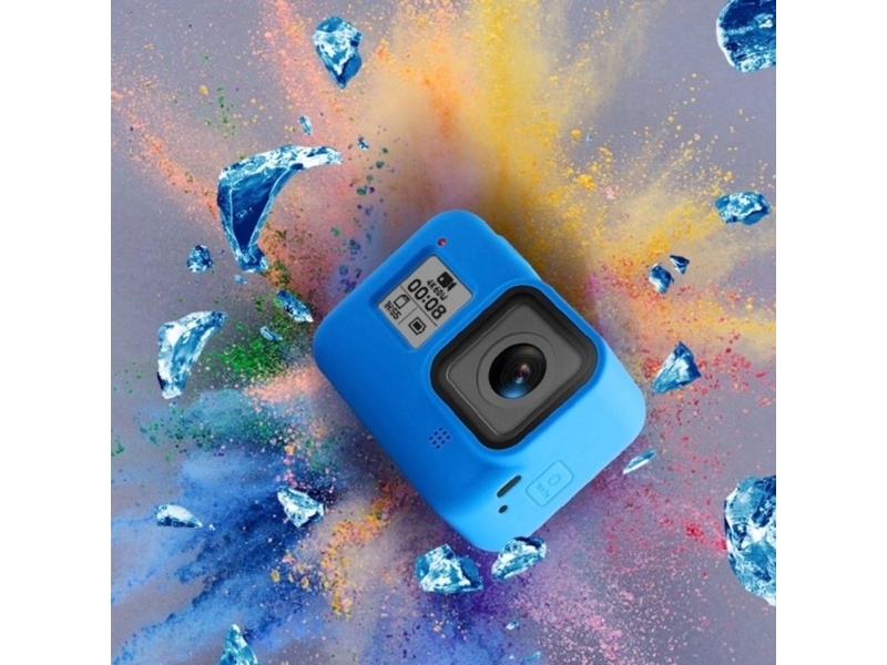 Xrec Silikoneetui Til Gopro Hero 8 Sort + Rem