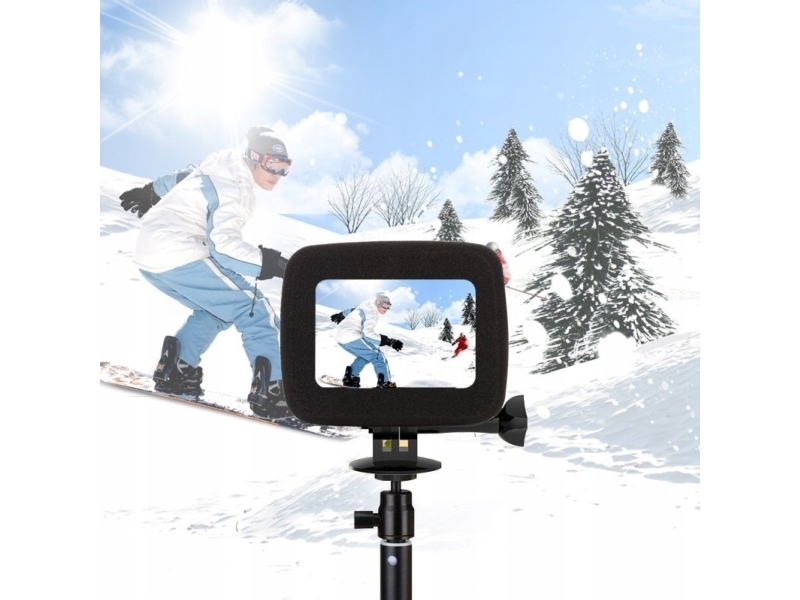 Puluz Vindskærm Til Gopro Hero 8 Sort