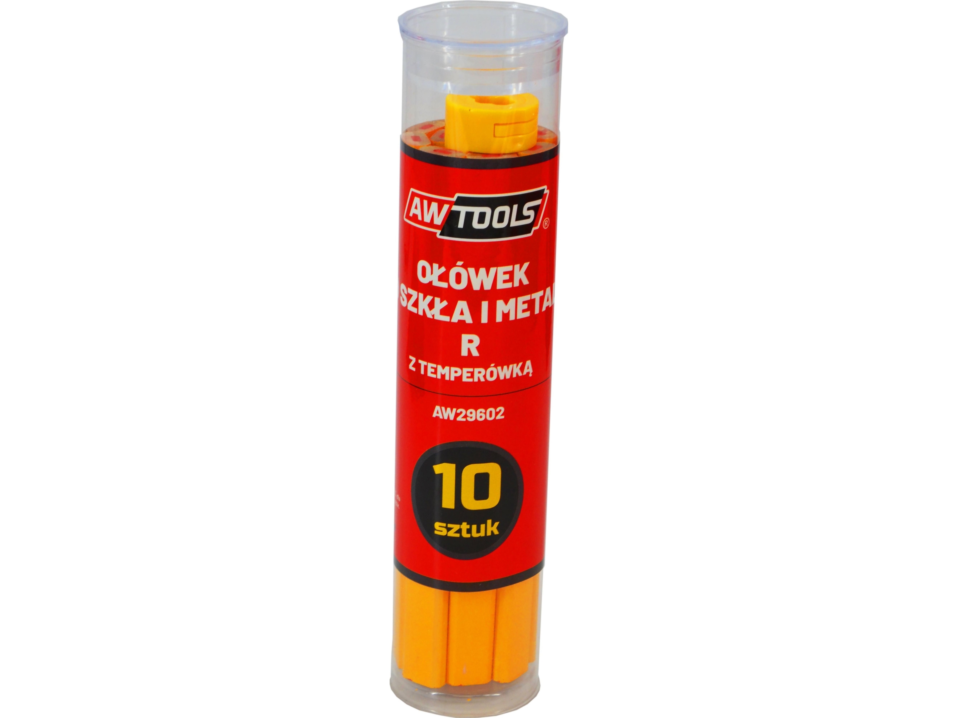 AWTOOLS sliberør/hobbypen til glas og metal R med gul 10 stk.