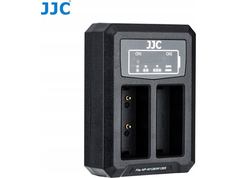 JJC Kameraladdare Dubbel USB-laddare för Fuji NP-W126 / NP-W126S | EL Artiklar - Batteri - Batteriladdare | GameStuff