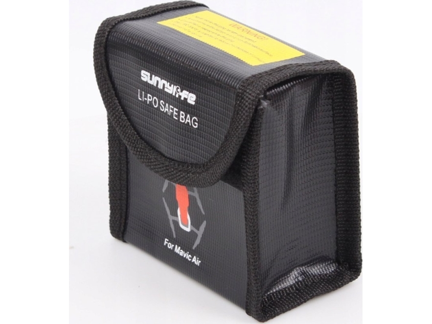 Sunnylife Carrying Case/Pouch For 2X Batteries For Dji Mavic Air/Fireproof