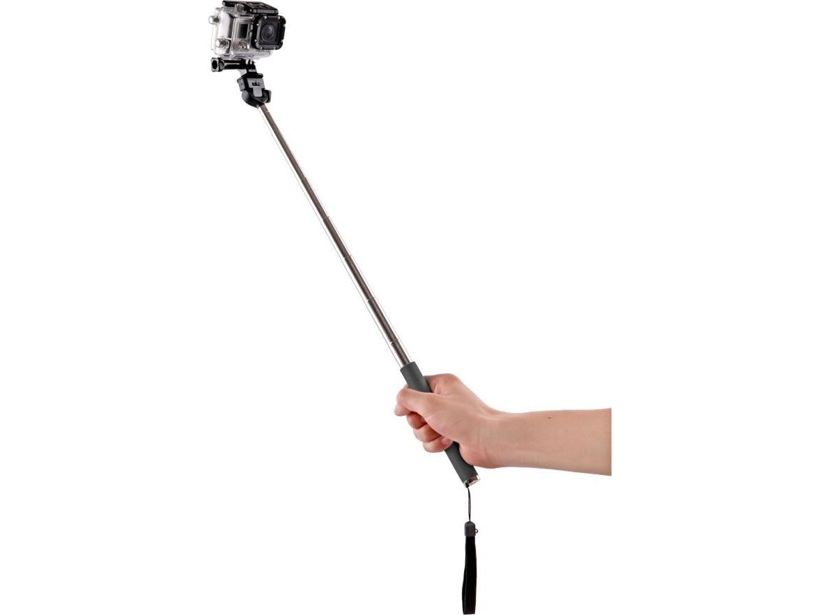 Selfiestang Xrec Monopod Selfie Stick + Telefonholder Til Gopro
