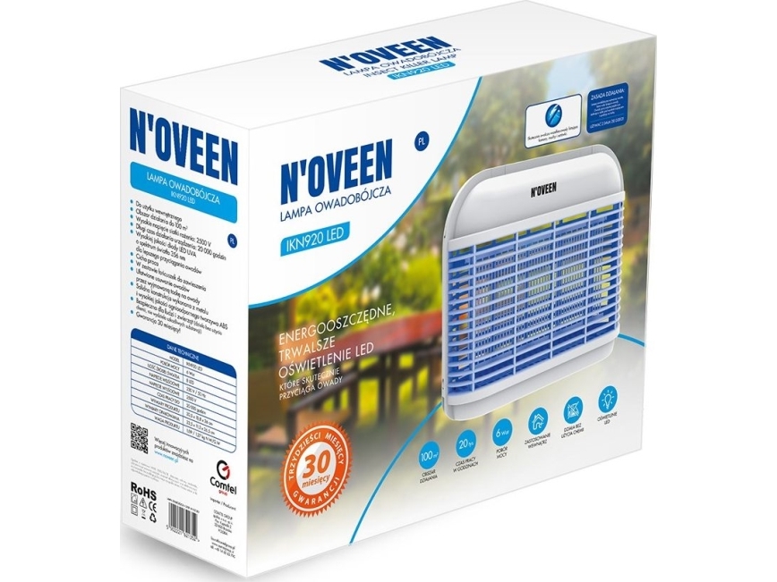 Noveen Insekticidlampa IKN920 LED 100m2 | N - A | GameStuff