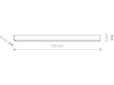 Nowodvorski Office 9360 Led Loftlampe 1X43w Led Grafit