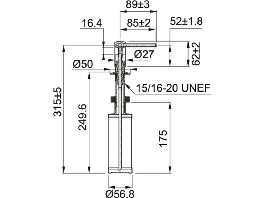 Franke Comfort -annostelija kiviharmaa 1190578744