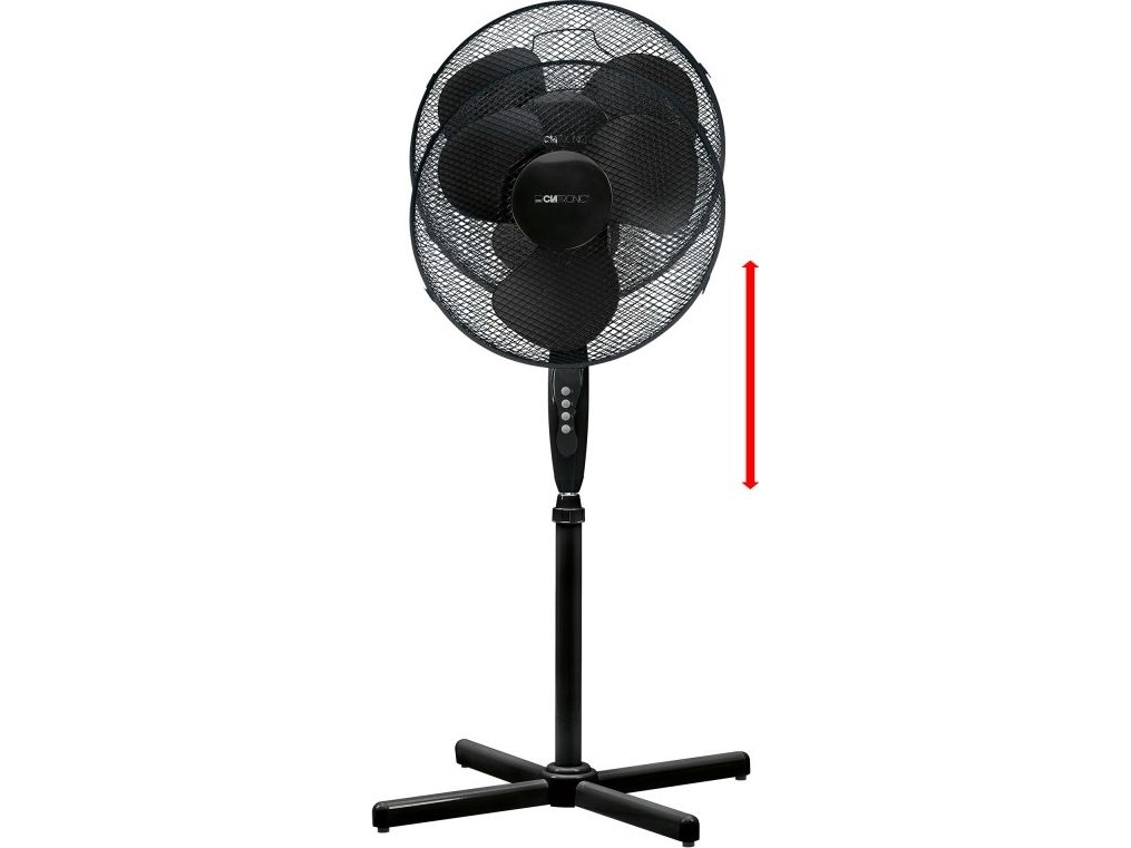 Clatronic VL 3603 S - Fläkt - golvstående - 40 cm - svart | Ventilation & Klimat - Ventilation - Fläktar | GameStuff