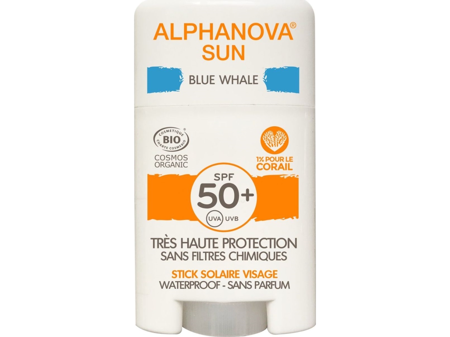Alphanova Sun creme med filter i tube SPF50+ Blue Whale 12 g
