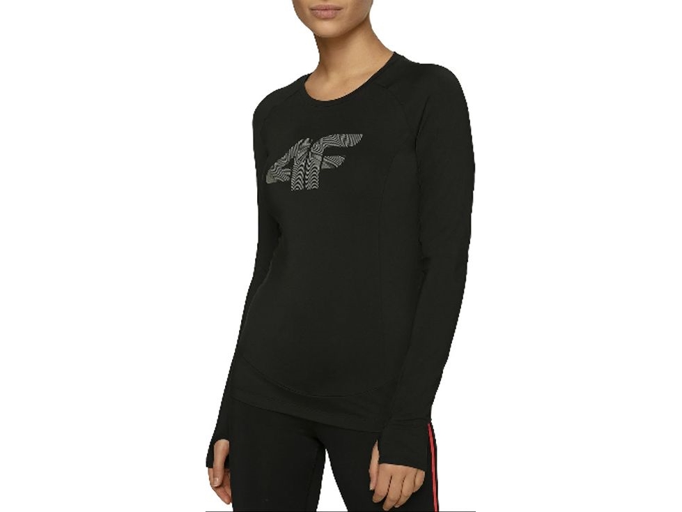 4F T-Shirt Til Kvinder H4l20-Tsdlf001 Sort R Xs