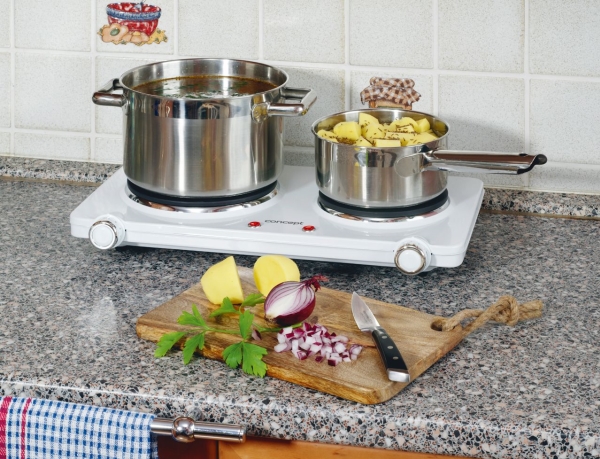 Concept VE-3025 Vapaasti seisova keittotaso Kaksikeittiminen sähköliesi 2250 W