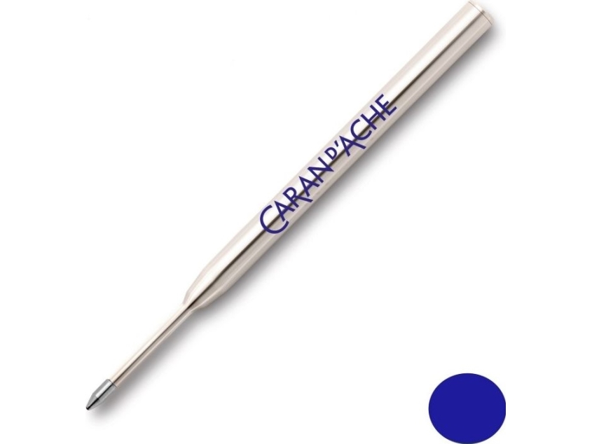 Caran D`Arche Caran D'ache Goliath Refill, For Ballpoint Pen 849, F, Blue