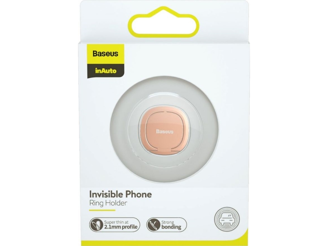 Ringhållare, ringhållare Baseus Invisible för telefon (rosa) | Tele & GPS - Mobil tillbehör - Selfie stång | GameStuff