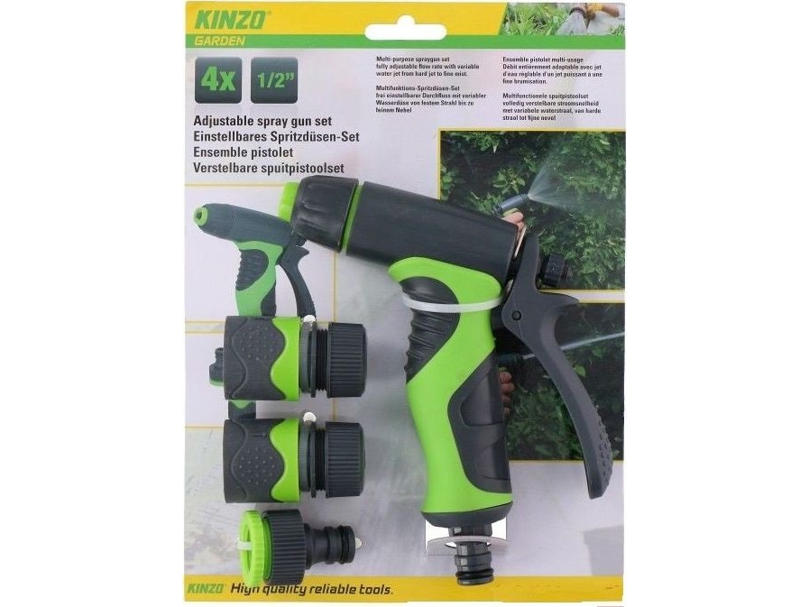 Kinzo Laistymo purkštuko ir jungciu rinkinys Kinzo, 1/2-3/4