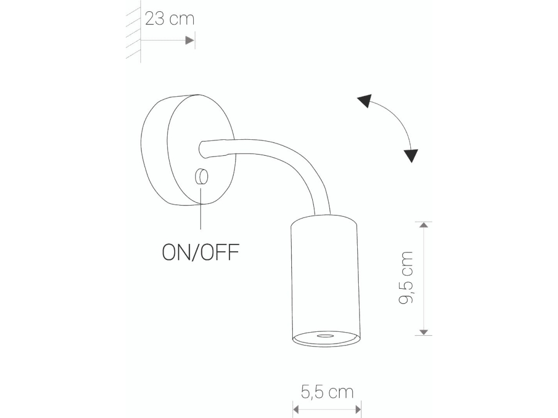 Væglampe Nowodvorski Eye 1x10W (9070)