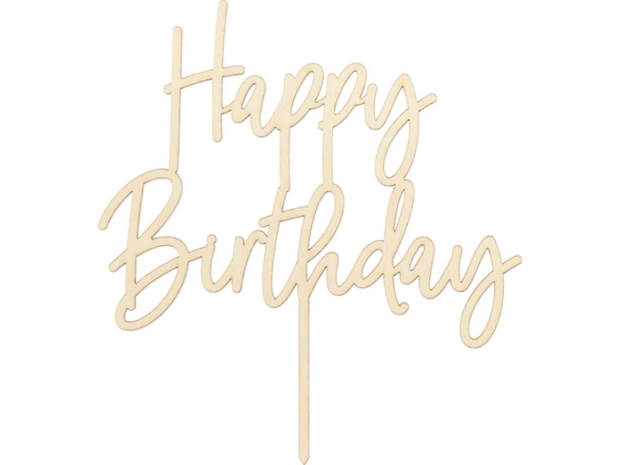 Happy Birthday top pynt | Skola & Hobby - Festdekorera - Ballonger | GameStuff