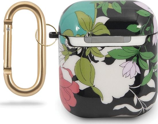 Guess Guess Guaca2tpubkfl01 Airpods 1/2 Cover Zielony/Green N.1 Flower Collection Standard