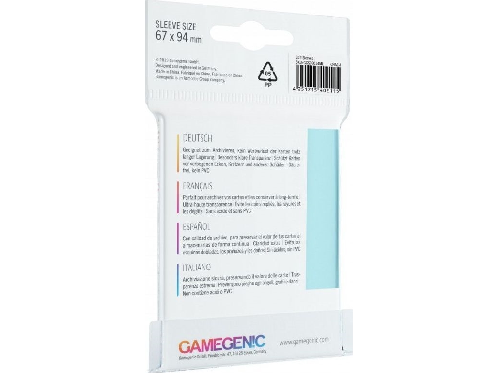 GameGenic Soft Sleeves | Leksaker - Spel - TCG tilbehör | GameStuff