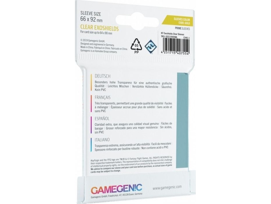 GameGenic PRIME Mini American Sleeves 44x67 mm | Leksaker - Spel - TCG tilbehör | GameStuff