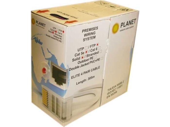 Planet Utp Kabel Planetelite, Cat5e, Licna, Pvc, Červená, 305M