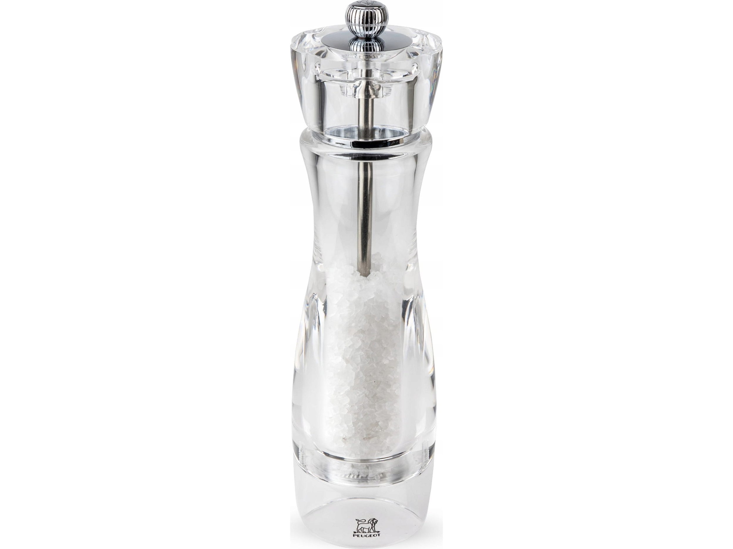 Peugeot Vittel, Saltkvarn, Transparent, Akryl, 230 mm | Bordssättning - Tillbehör för bordet - Salt och peppar | GameStuff