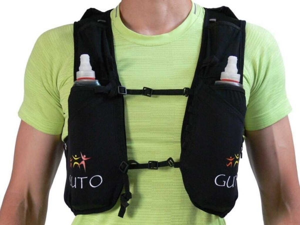 Guto Løbe-/Træningsrygsæk/Vest Ultrafun Sort M