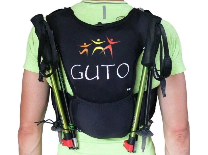 Guto Ultrafun Guto Farve Sort, Størrelse Xs - Super Letvægts Rygsæk / Løbe- Og Vandrevest, Ean 5909876571162