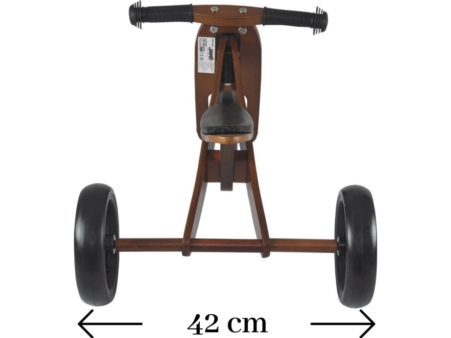 Vaikiškas daugiafunkcis 2in1 Milly Mally JAKE natūralus dviratis
