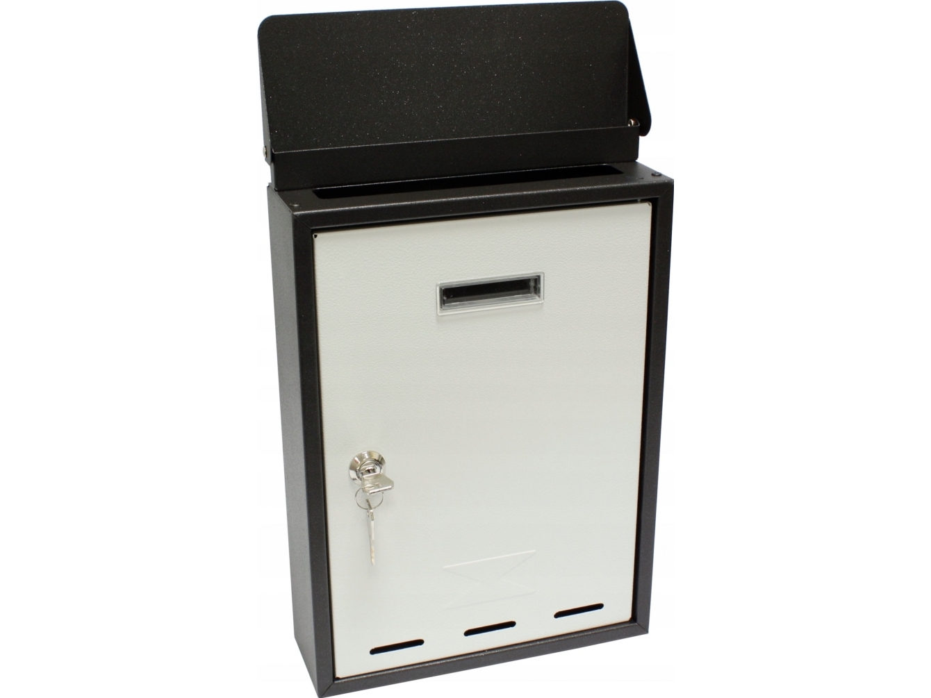 Brevlåda grafitgrå 330x220x70mm Verotech brevlåda 3140/1_BL_GR | Huset - Inredning - Brevlådor | GameStuff