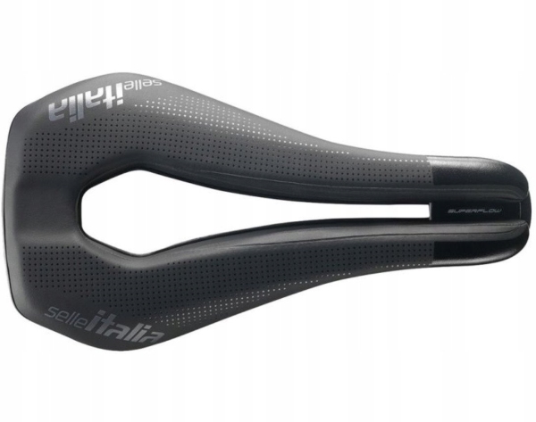 Selle Italia Siodło Selle Italia Watt Gel Superflow (Id Match - U3) Ti 316 Tube 7, Duro-Tek, Sort (New)