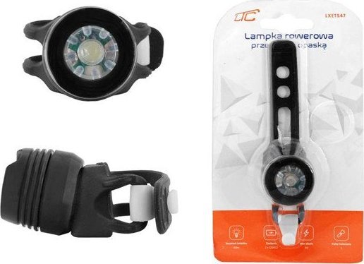 LTC LTC LED 1W cykellampa med silikonband, svart. | Cykling - Cykelutrustning - Cykelbelysning | GameStuff