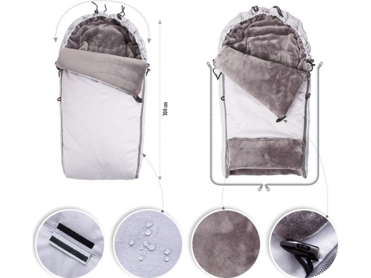 Babymatex Babymatex Cocoon Vandafvisende Sovepose Til Barnevogn - 48