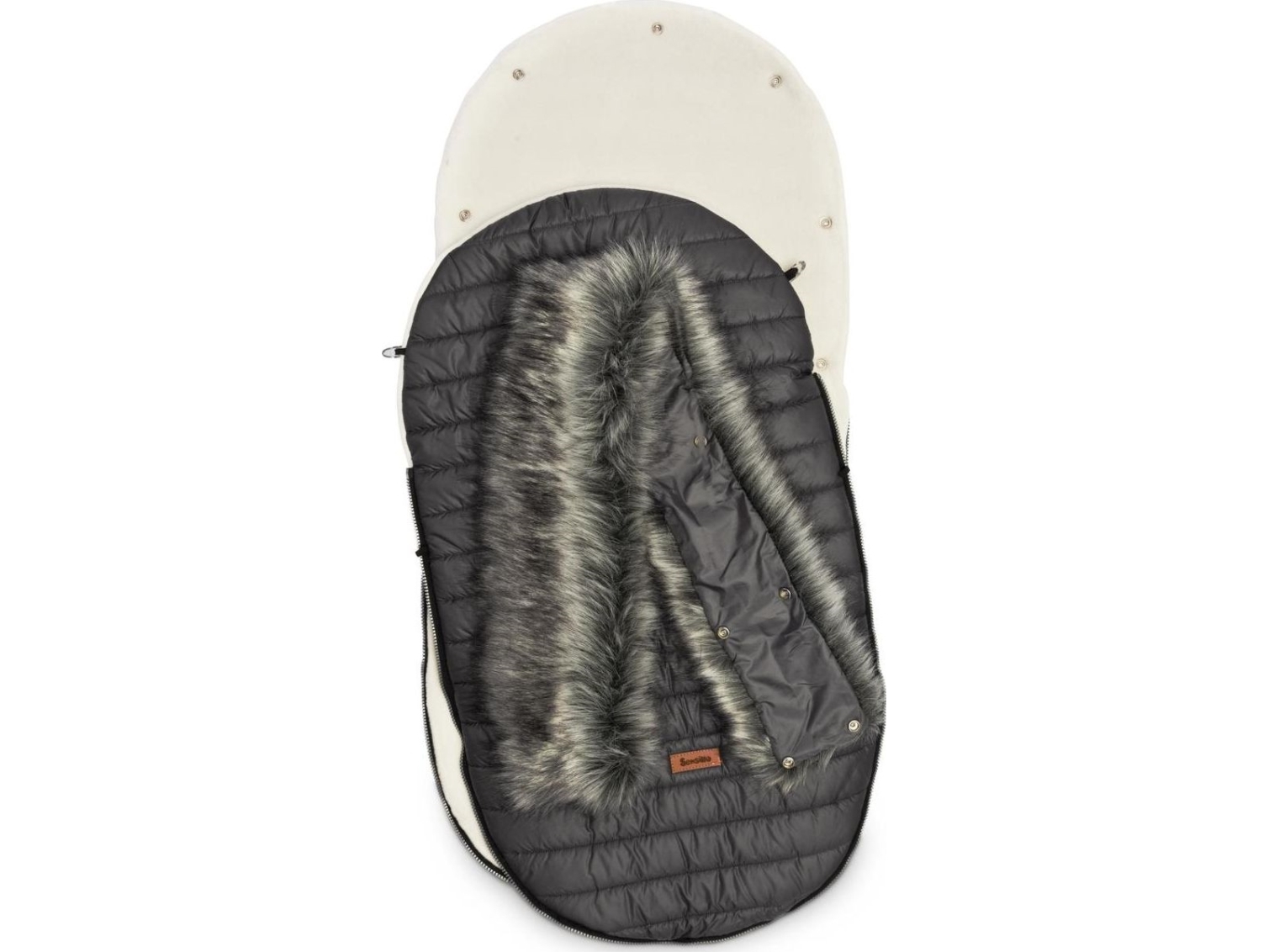 Sensillo ŚPIWOREK SENSILLO ELF GRAPHITE / POLAR 100 X 46 | Utomhus - Familj - Barnvagnar | GameStuff