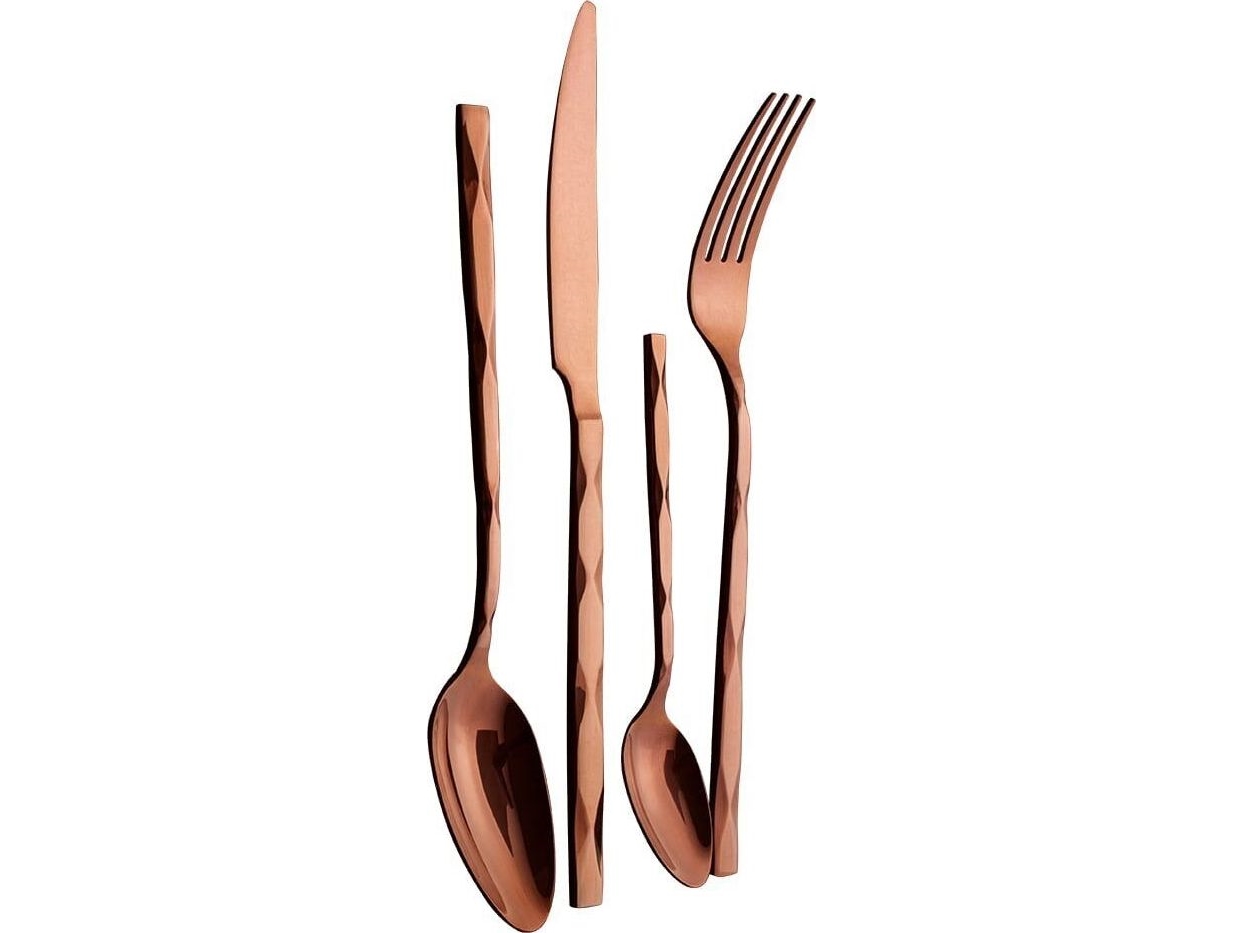 24 Dalių Stalio Įrankų Rinkinys. Glossy Berlinger Haus Rosegold Bh-2621
