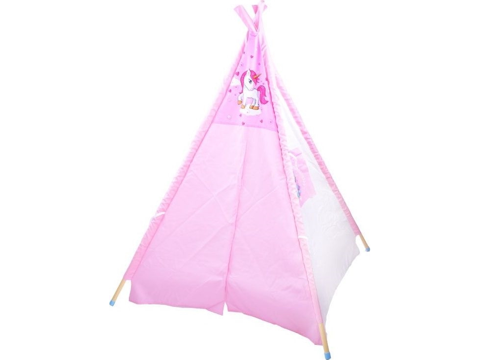 Jokomisiada lyserødt enhjørning wigwam tipi telt Tipi ZA3555