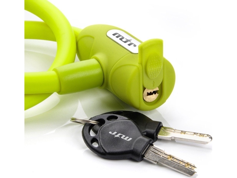 Meteor-cykellås BLOCKER grøn Meteor