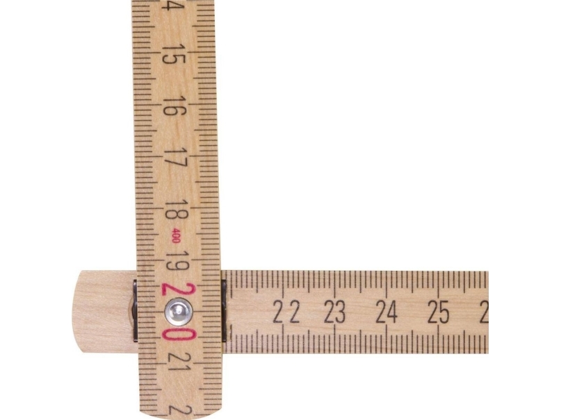 Stabila Holz-Gliedermaßstab Type 400 14348 Målestok 2 m Bøgetræ