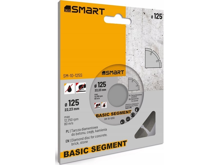 Smart diamantblad grundsegment 125 mm smart | Elverktyg - Prof. Akku verktyg - Murhammare | GameStuff