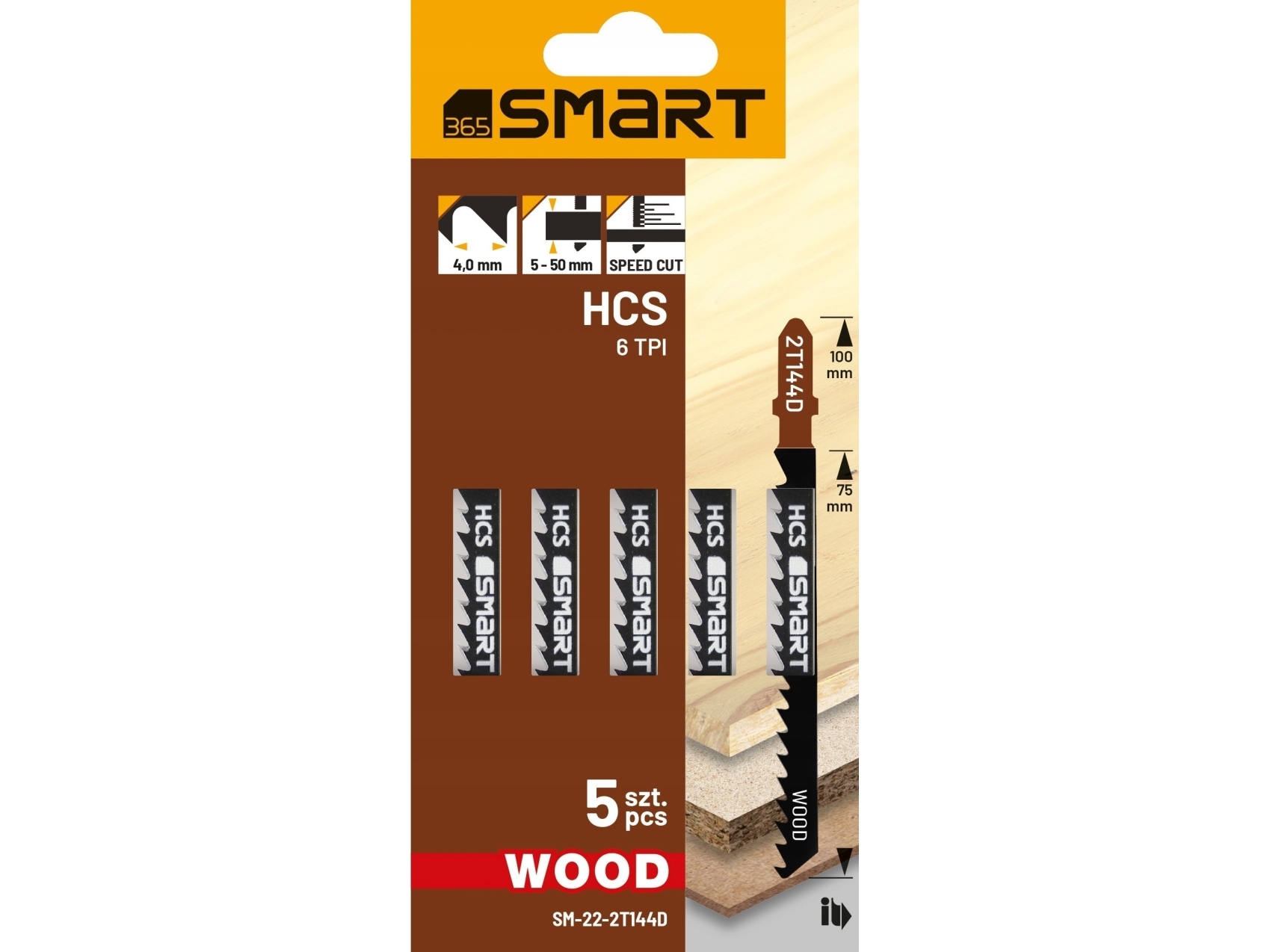 Sticksågblad 6 TPI, för trä /5 st smart | Elverktyg - DIY - Akku Verktyg - Sticksåg | GameStuff