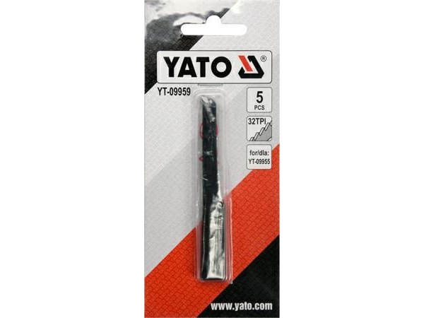 Toya `T typT HSS sticksågsblad, förpackning om 5 st /till YT-09955/ TIP 32