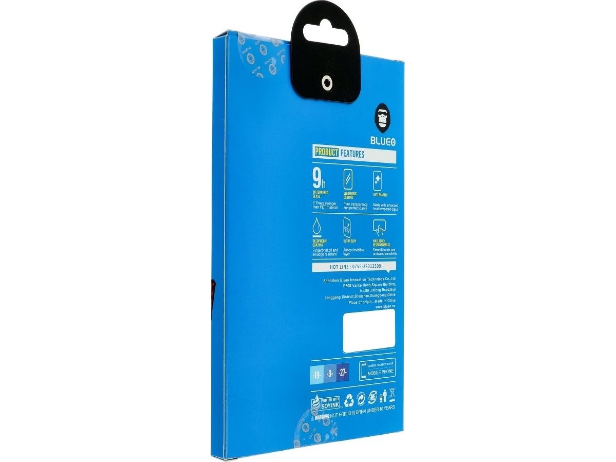 Tele.Com Partner 5D Mr. Monkey Hærdet Glas - App Ipho Xs Max 6,5 Sort (Strong Hd)