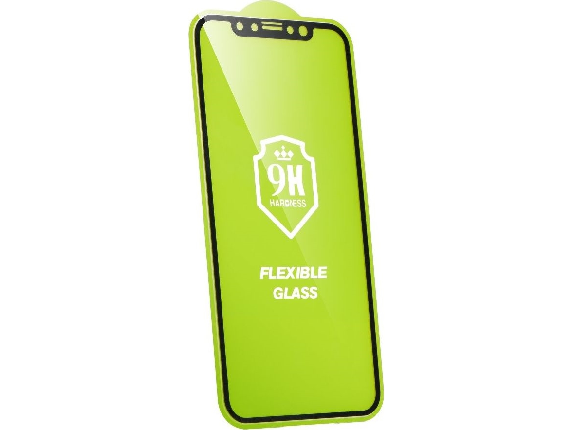 Partner Tele.Com Fleksibelt Nano Glass 5D Full Glue Hærdet Glas - Til Iphone 12/12 Pro 6.1 Sort