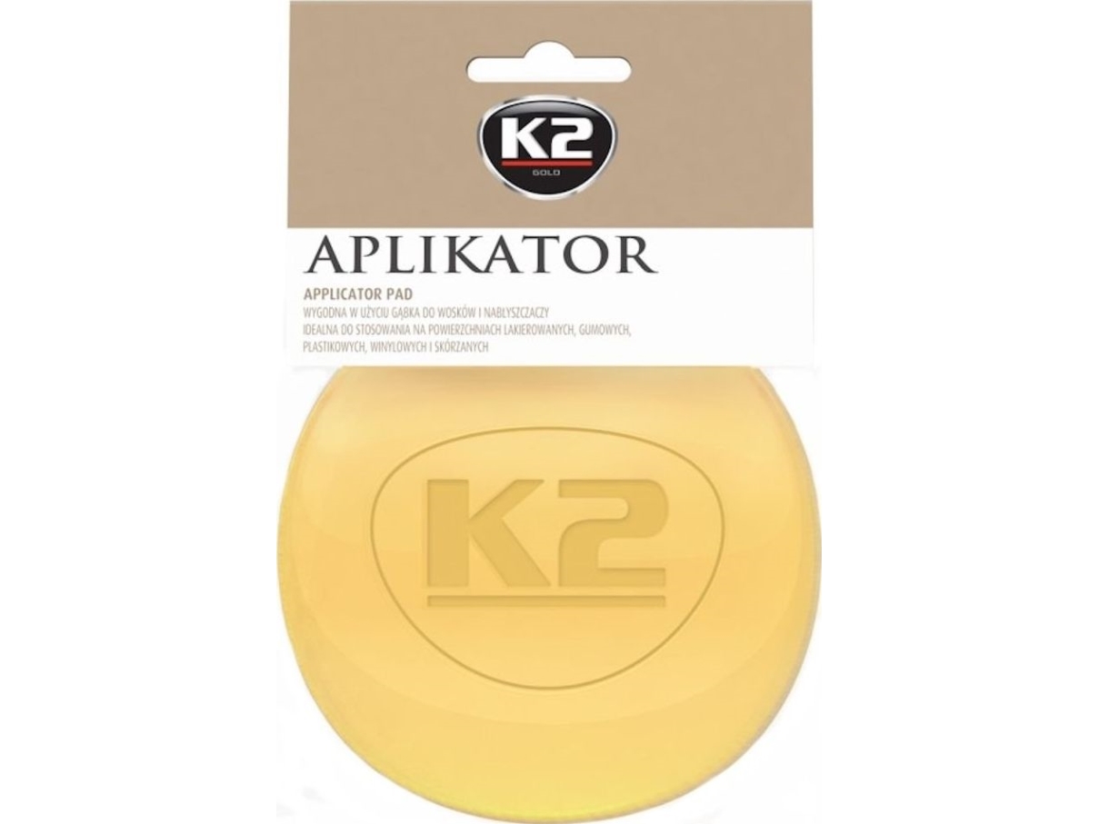 K2 K2 applikator - svamp til påføring af voks og poleringspasta universal