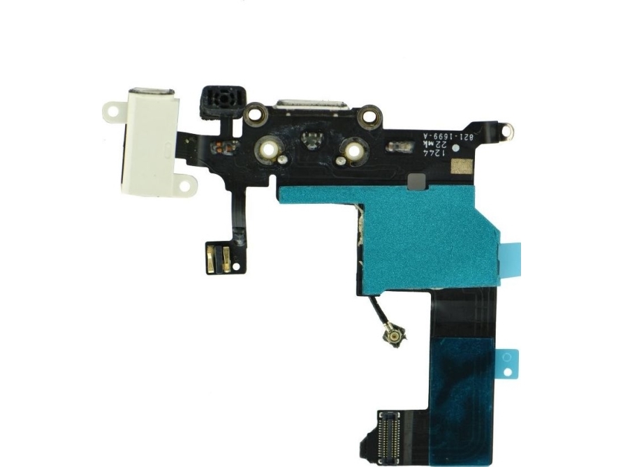 Partner Tele.Com Tape Til Iphone 5 Med Opladningsstik Hvid